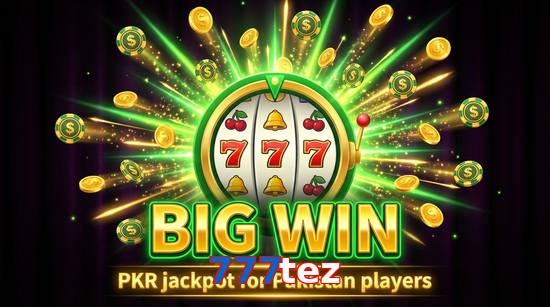 Big win animation on 777Tez slot game